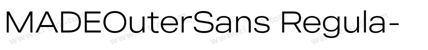 MADEOuterSans Regula字体转换 MADEOuterSans Regula字体转换